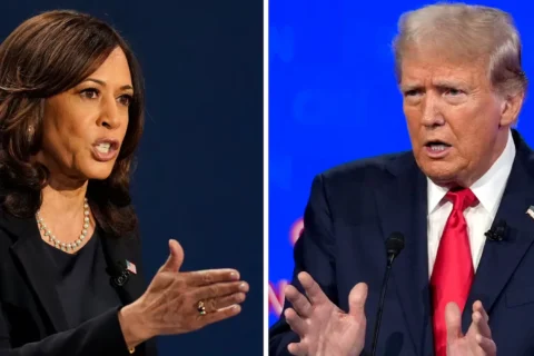 Kamala Harris stands firm on original debate schedule amidst Trump's proposal to shift to Fox News.